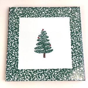 Semigres Christmas Tree Tile Trivet